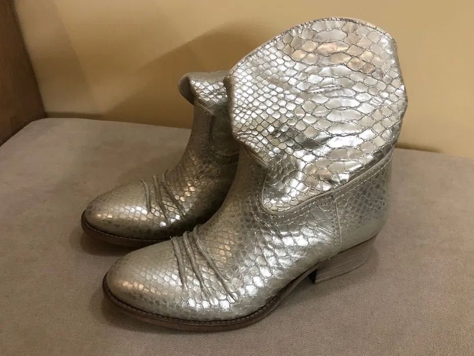 Kowbojki buty naturalna skóra