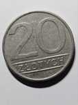 Moneta nr.3 nominał 20 zł rok 1986 za 10 zł