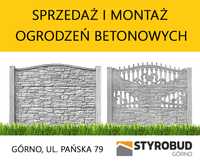 Ogrodzenia betonowe płot betonowy płyty betonowe słupki PRODUCENT