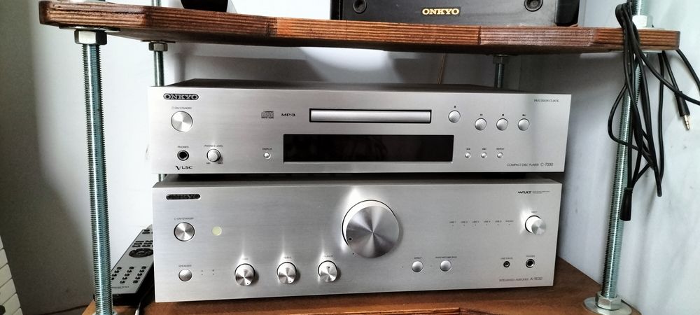Onkyo CD, wzmacniacz, kolumny