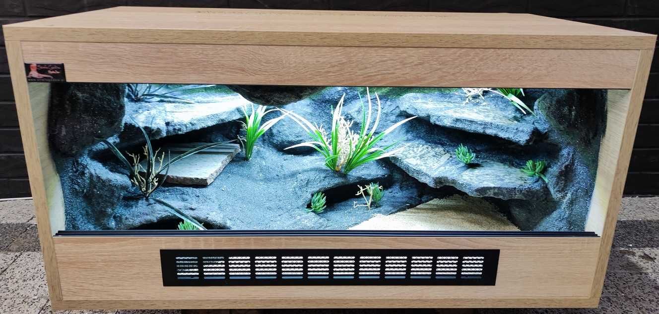 Terrarium nr516 80/40/40 dla gekona lamparciego - NA ZAMÓWIENIE