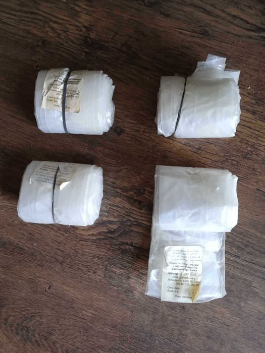 Płaszcz z folii polietylenowej jednorazowego użytku PRL