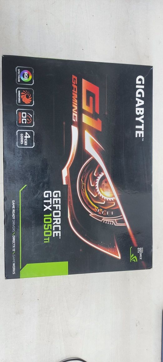 Видеокарта GIGABYTE 1050 ti