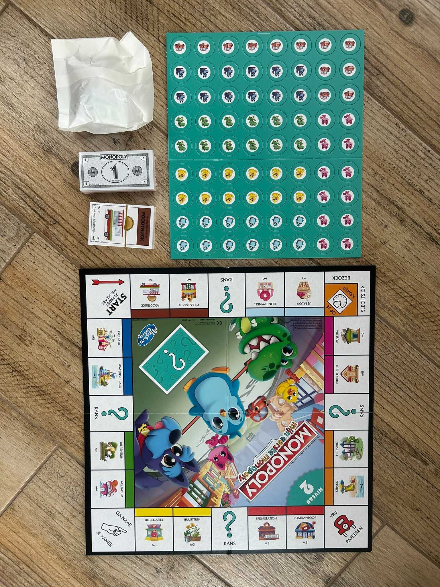 Moje pierwsze MONOPOLY JUNIOR gra planszowa rodzinna j. holenderski