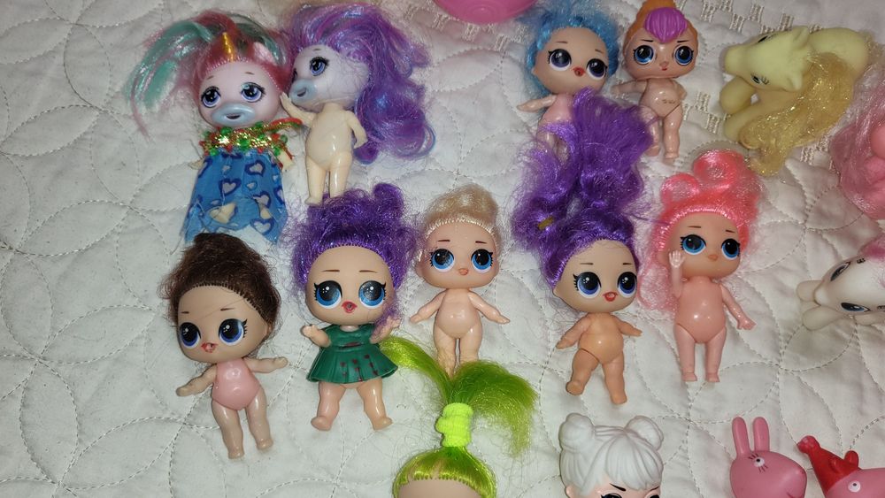 Лола,омг,набір,лот,пакет іграшок для дівчинки,лялька,пеппа,фігурки
