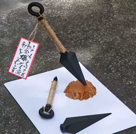 Caneta Kunai Naruto – Modelo de Shuriken decoração