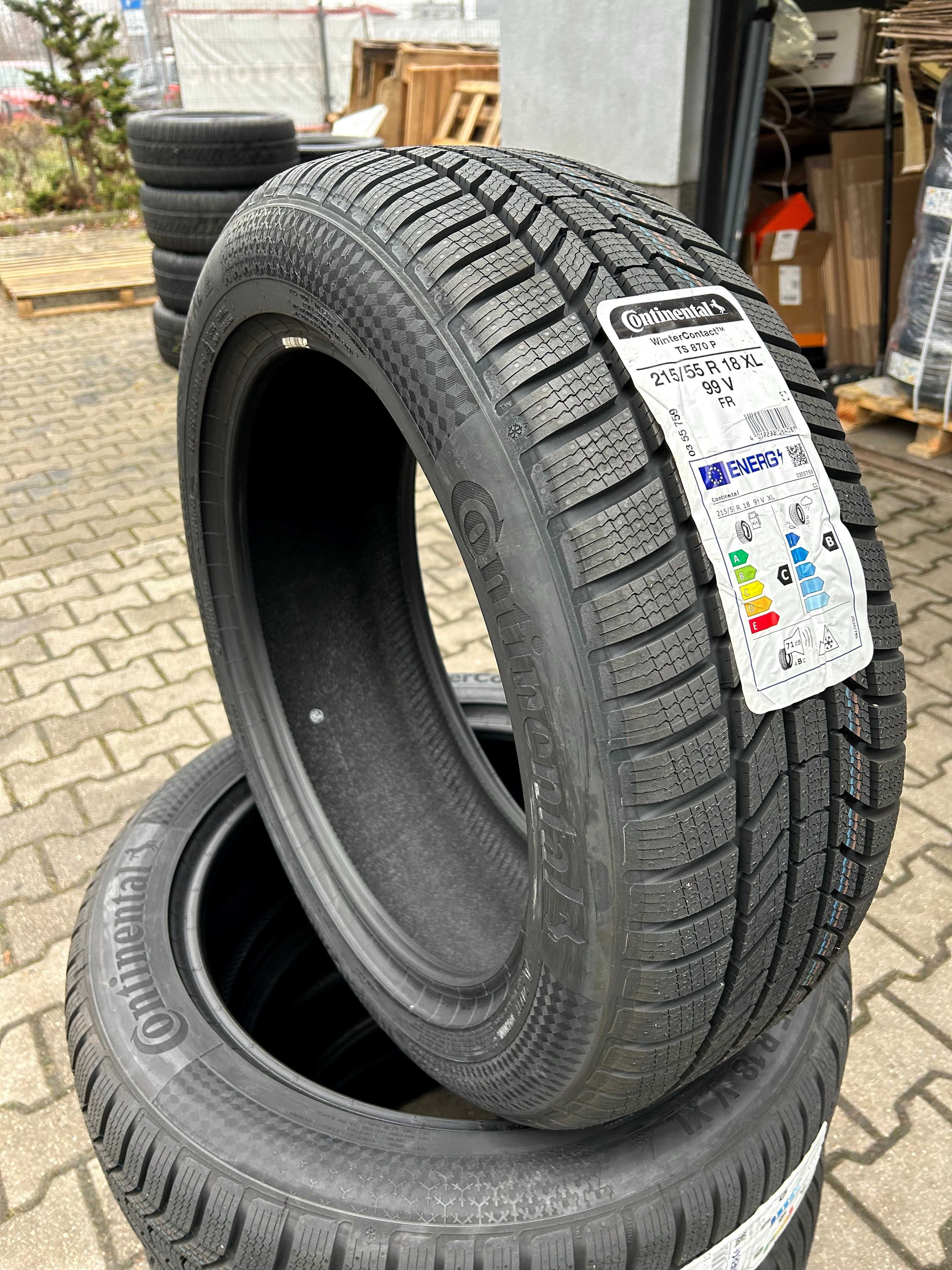 4x 215/55R18 99V XL FR Continental WinterContact TS870P 2022r.