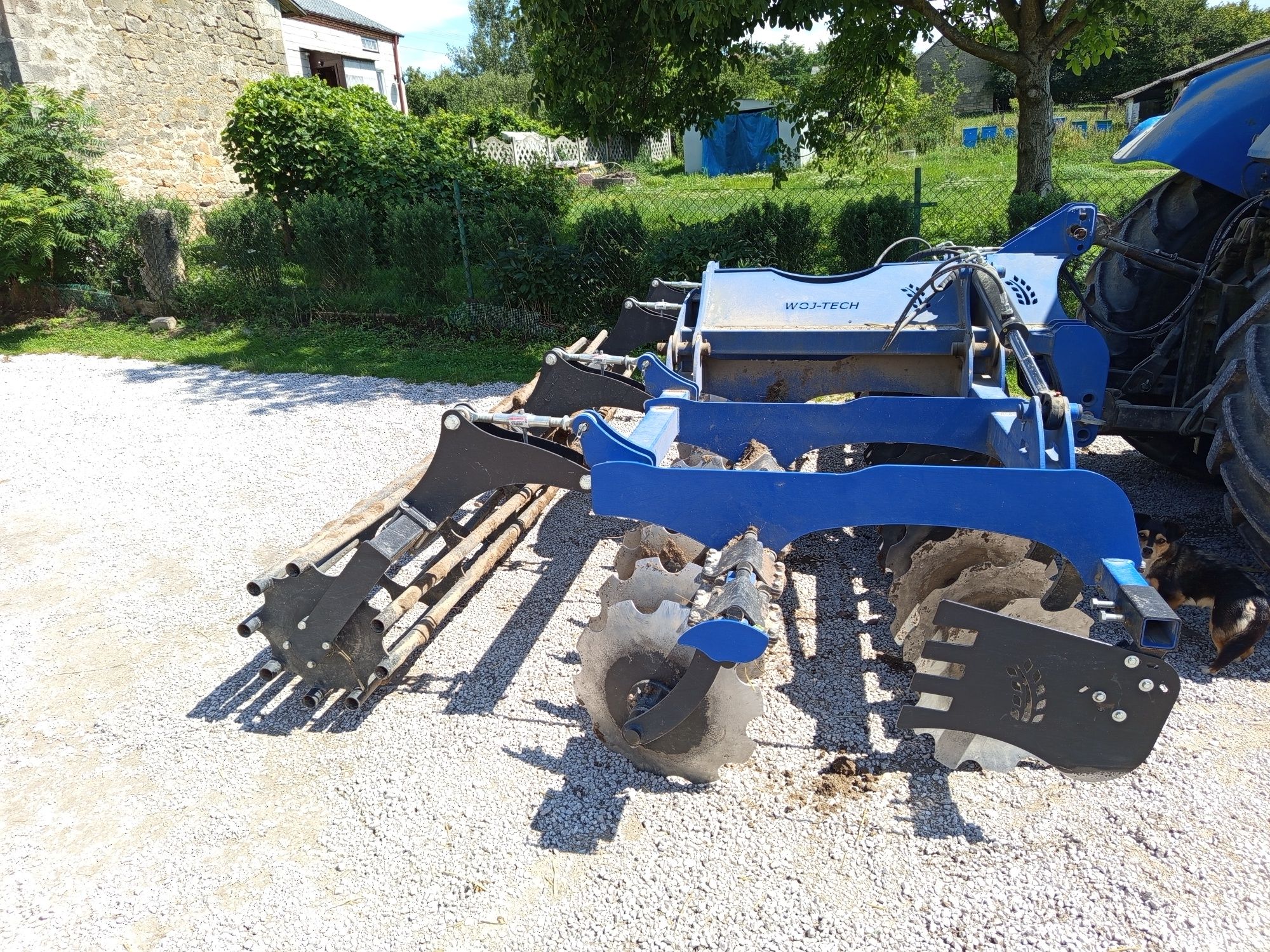 Brona talerzowa talerzówka 4 m hydrauliczna