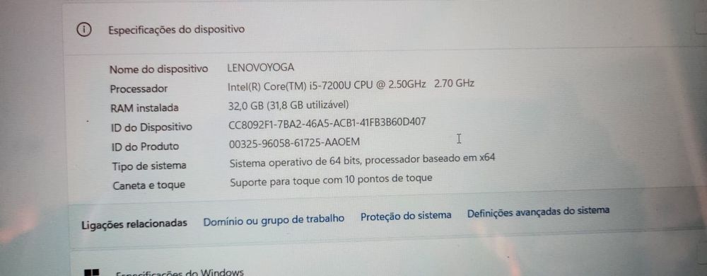 Lenovo yoga i5 hibrido