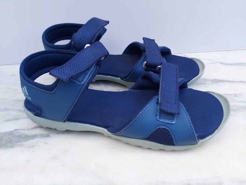 Buty ADIDAS sandały niebieskie letnie 37