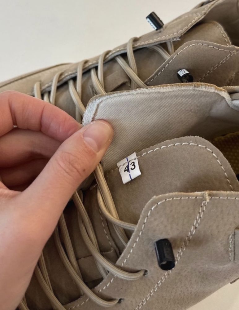Buty męskie, trampki za kostkę, lekkie, beżowe r. 43(28 cm)