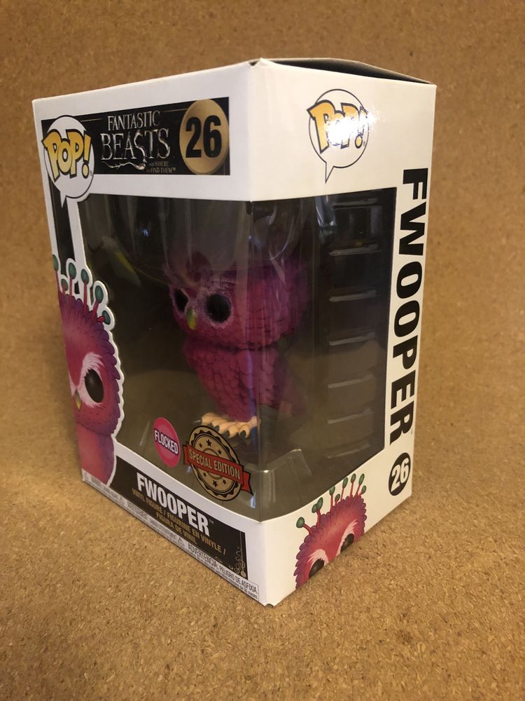 Fantastic Beasts FUNKO Pop Harry Potter 26 Fwooper FLOCKED