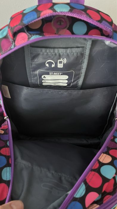 Plecak szkolny w kropki