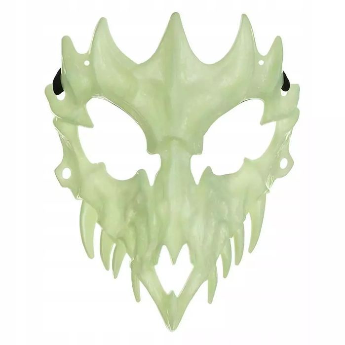 Maska "Czaszka potwora - świecąca w ciemności", PartyDeco. PartyDeco