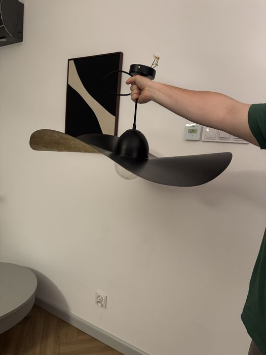 Lampa sufitowa - kapelusz (średnica 76 cm). Odbiór własny