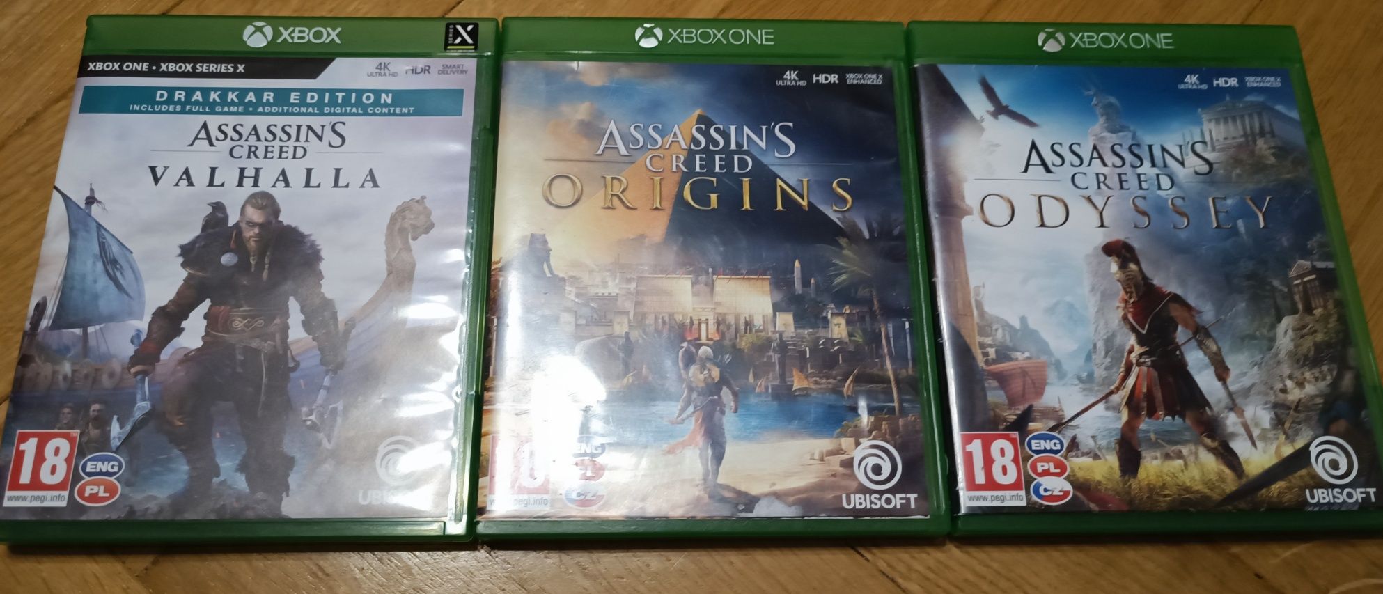3pac Assassin's Creed: origins, odyssey, valhalla Xbox one series