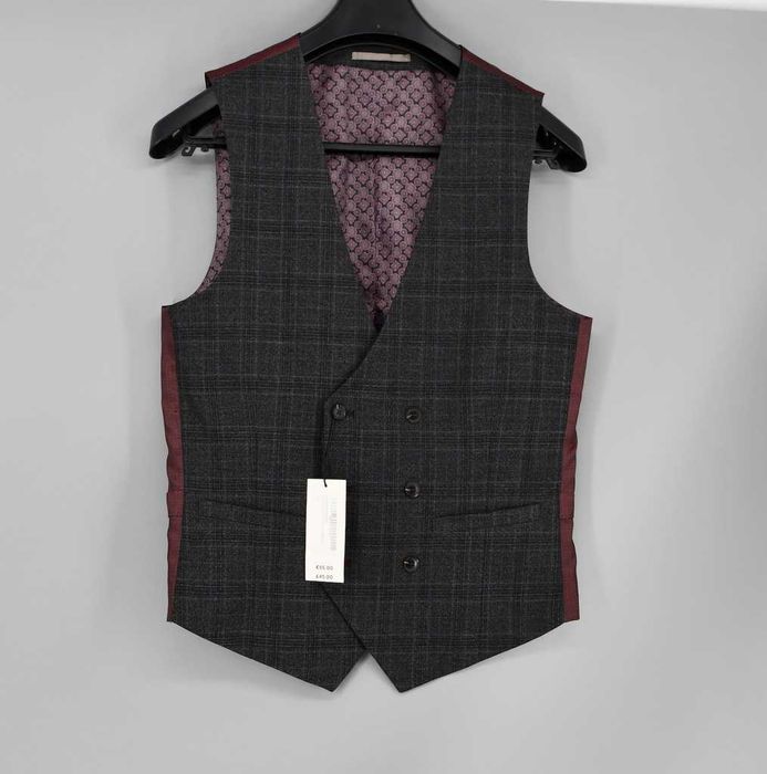 Elegancka kamizelka garniturowa Burton, slim fit, r. S (89–94 cm)