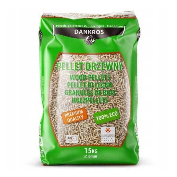Pellet Drzewny DANKROS 6mm ENplus A1 szybka dostawa pod drzwi