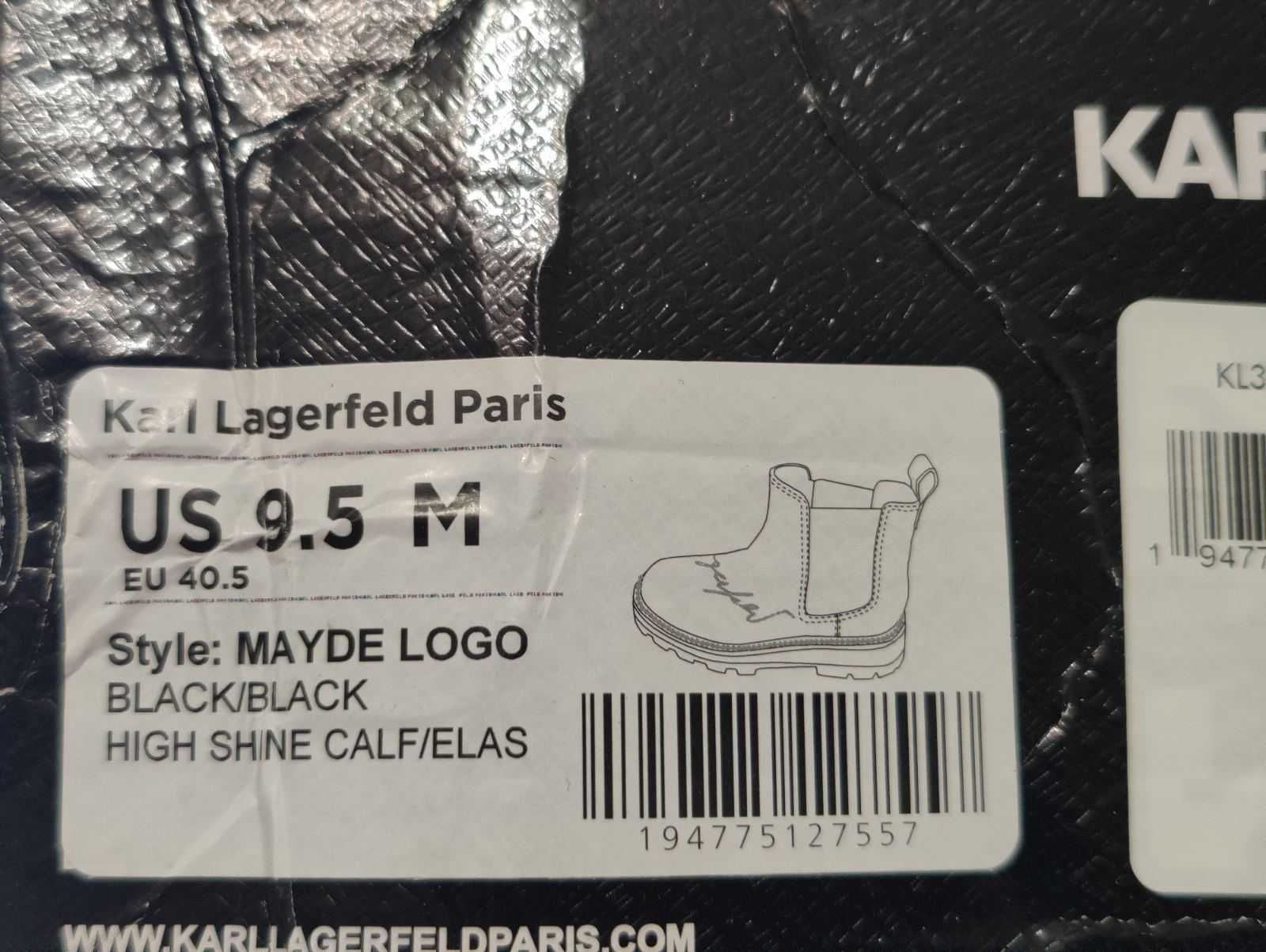 Демисезонные ботинки челси Karl Lagerfeld , размер 41