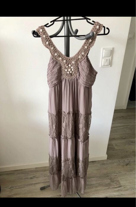 Długa letnia sukienka bardzo dobry stan