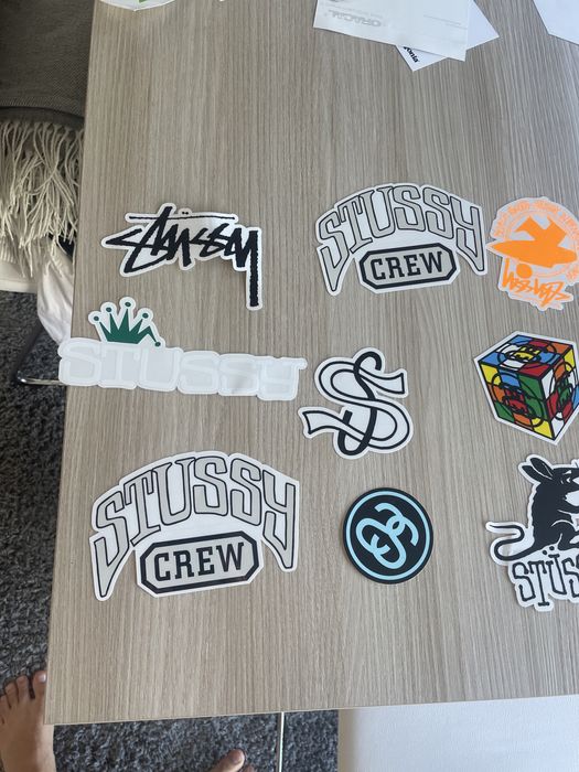 Autocolantes Stussy e Supreme