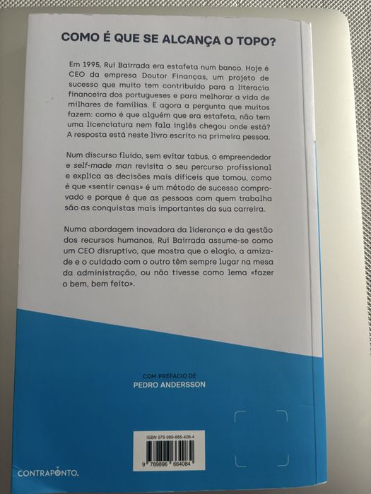 Livro - Rui Bairrada - de estafeta a CEO. Doutor Finanças
