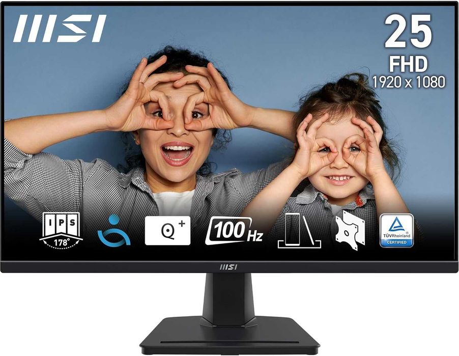 msi PRO MP252 24,5-calowy monitor biurowy Full HD, panel IPS 1920x1080