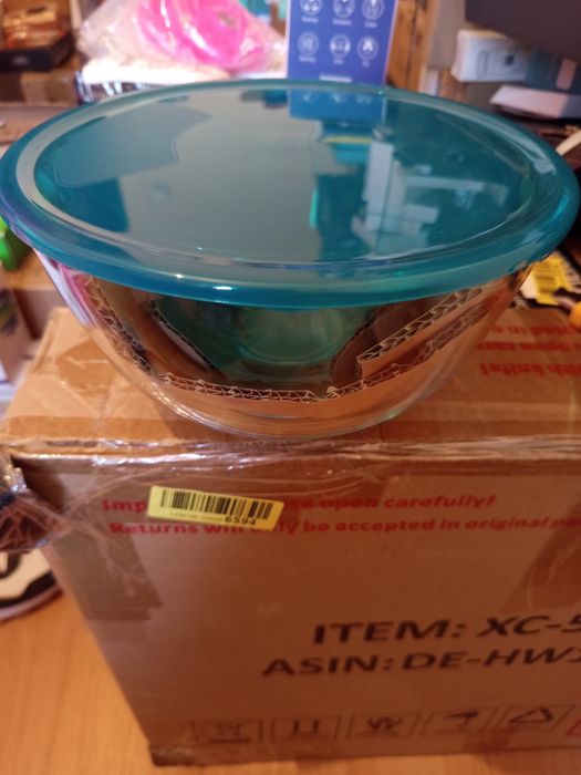 Zestaw 3 misiek Pyrex