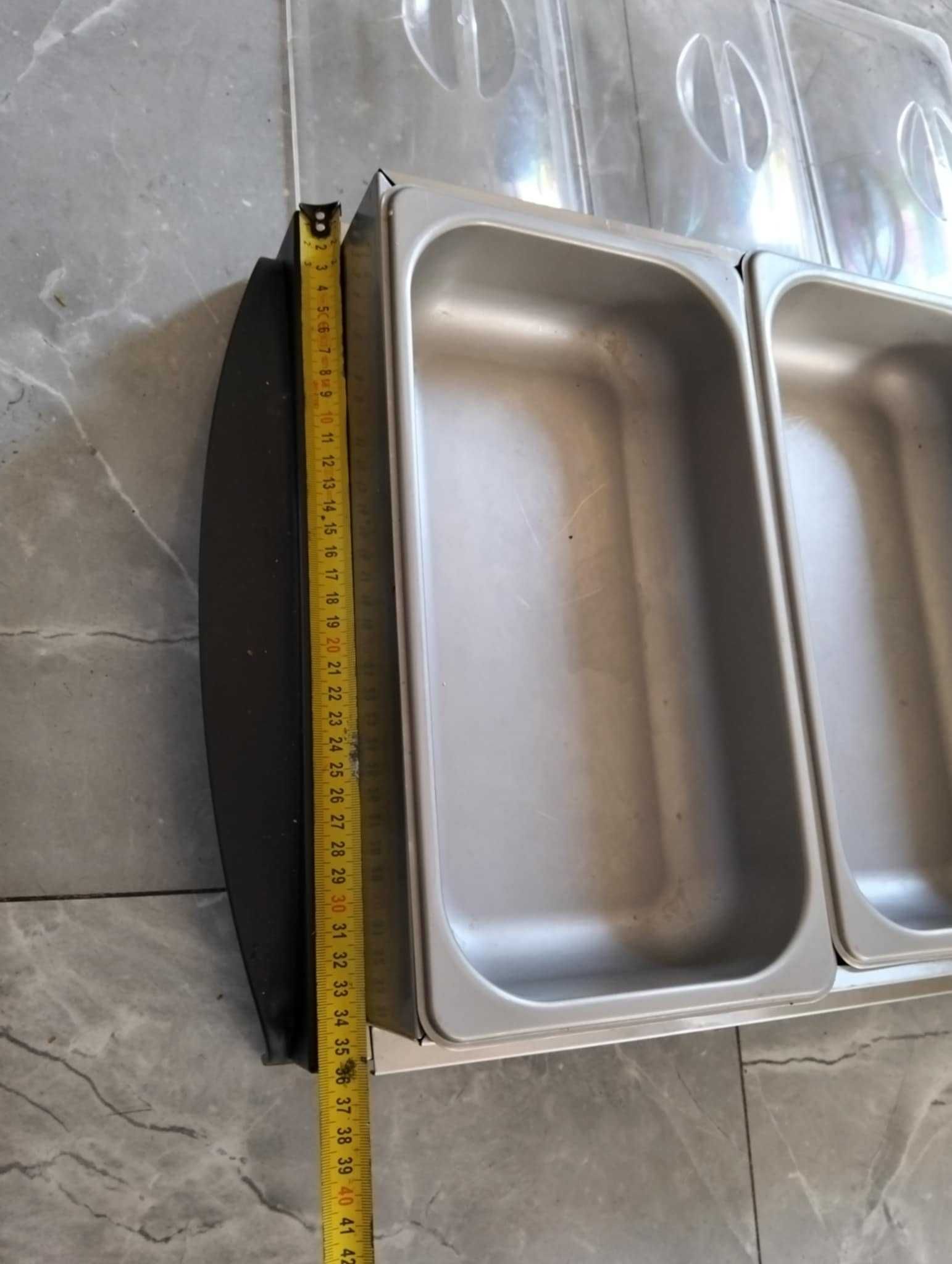 Podgrzewacz do potraw na 3 pojemniki elektryczny 400W Royal Catering