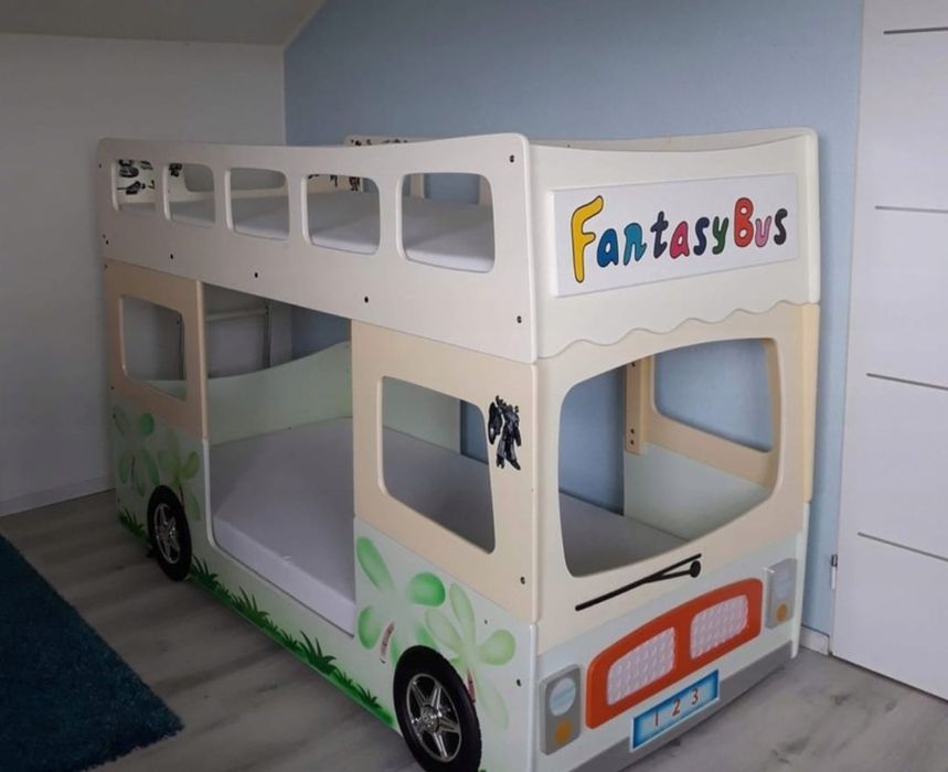 Łóżko piętrowe autobus