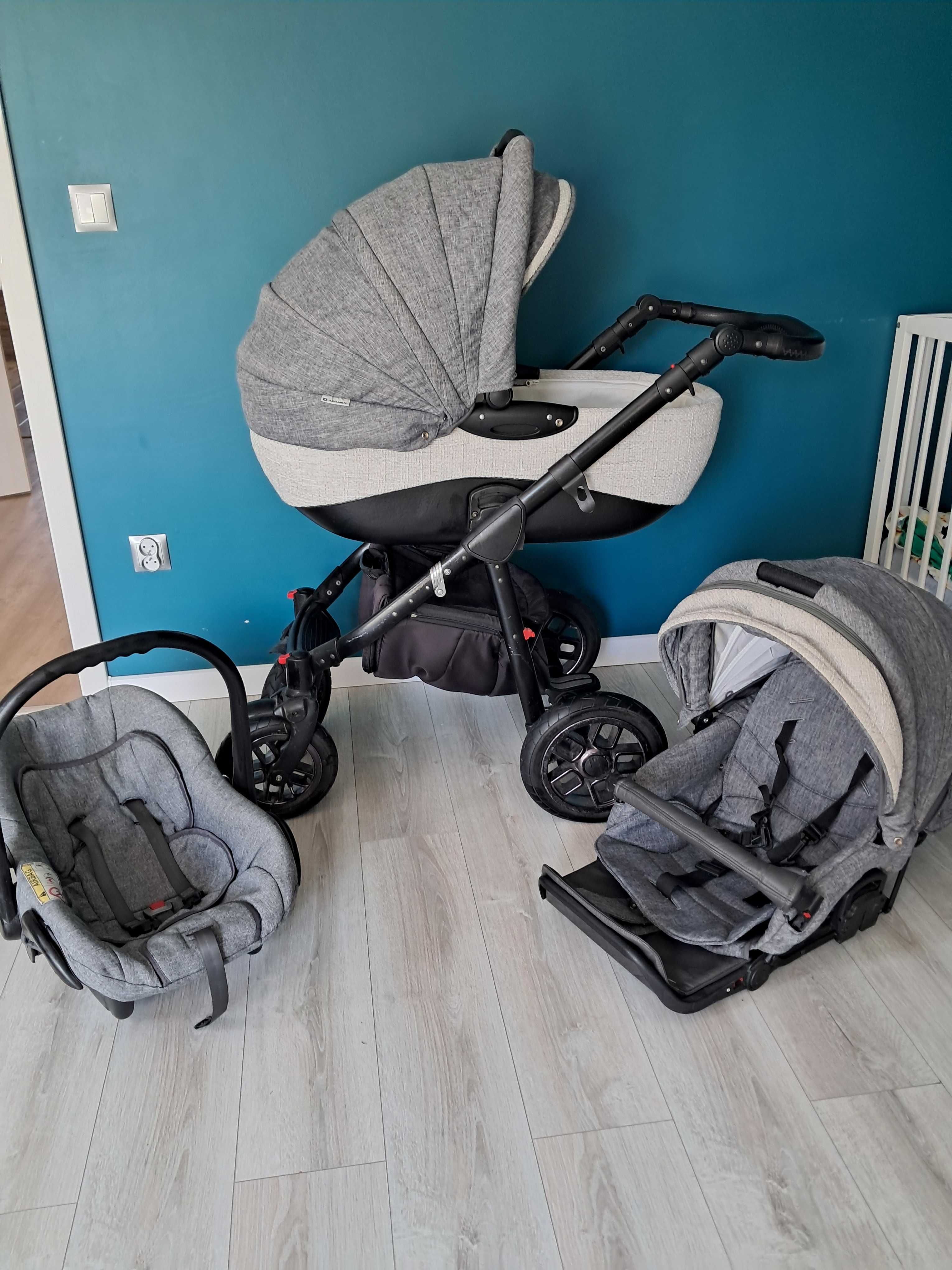Wozek dzieciecy adamex pajero 3w1