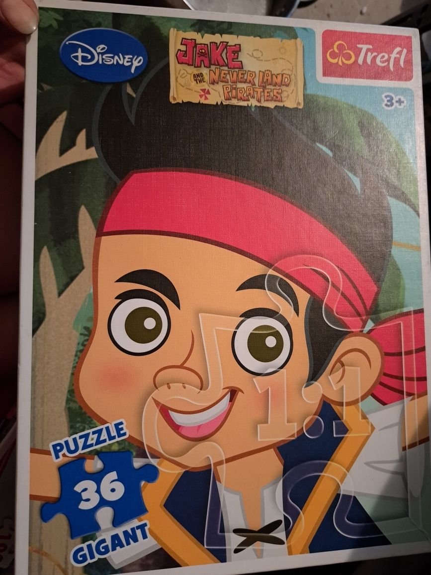 Puzzle Jake i piraci z Nibylandi 3+