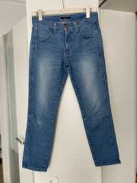 Wrangler proste jeansy chocol rafine