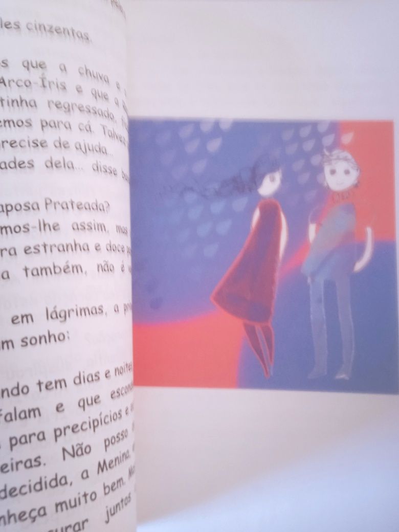 A menina e a raposa prateada