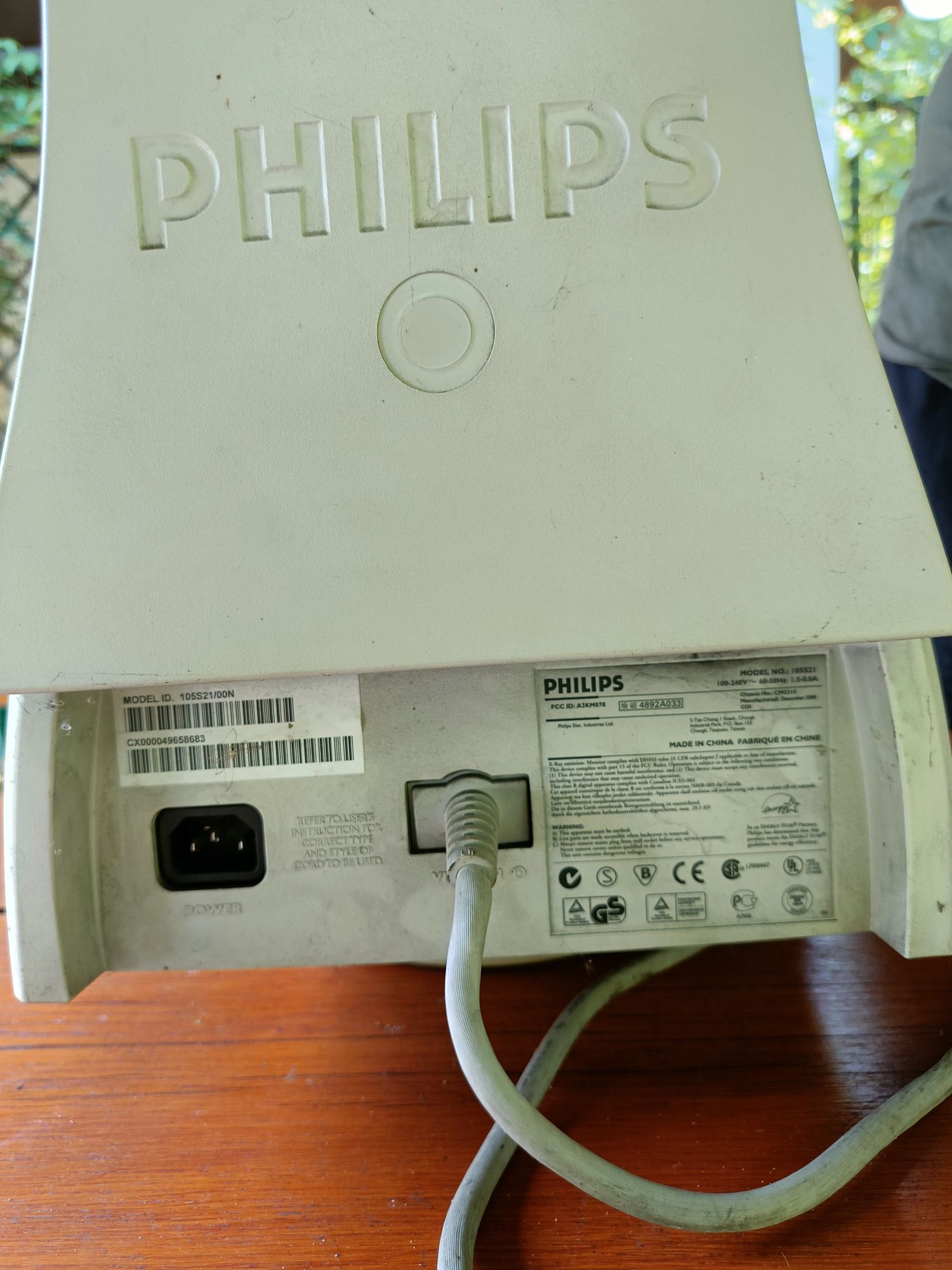 Monitor Philips 105S21 15 " 1600 x 1200 px