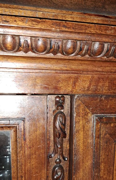 Witryna biblioteczka art deco piękna polska.