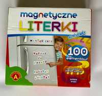 Literki magnetyczne dla dzieci dwa rodzaje magnesy na lodowkę