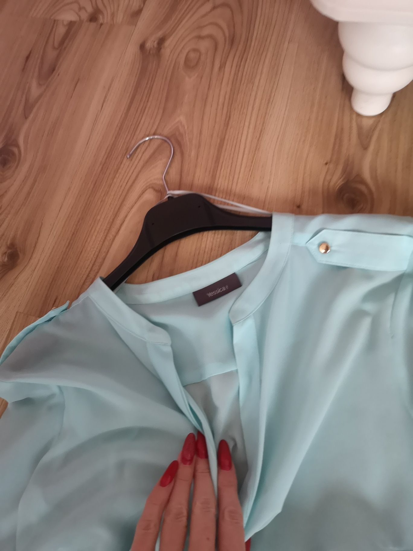 Bluzka zwiewna zestaw bluzek damskich paka ciuchów bluzeczek r. 38