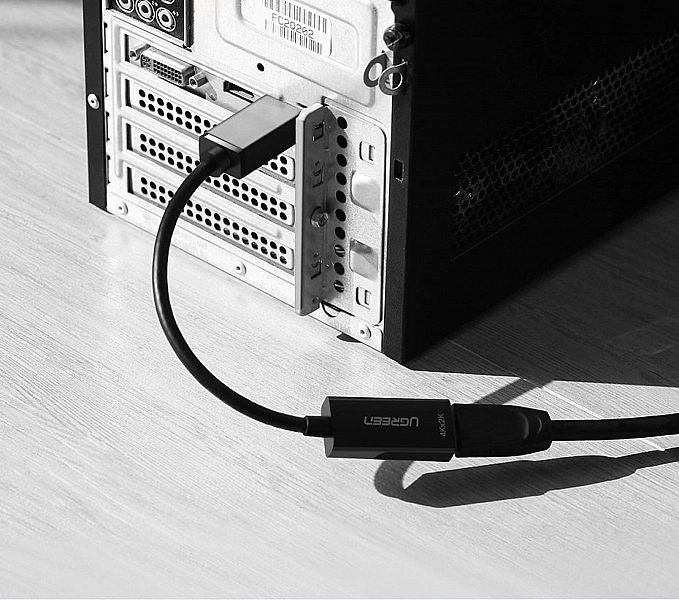 Ugreen przejściówka kabel przewód z DisplayPort (męski) na HDMI (żeńsk