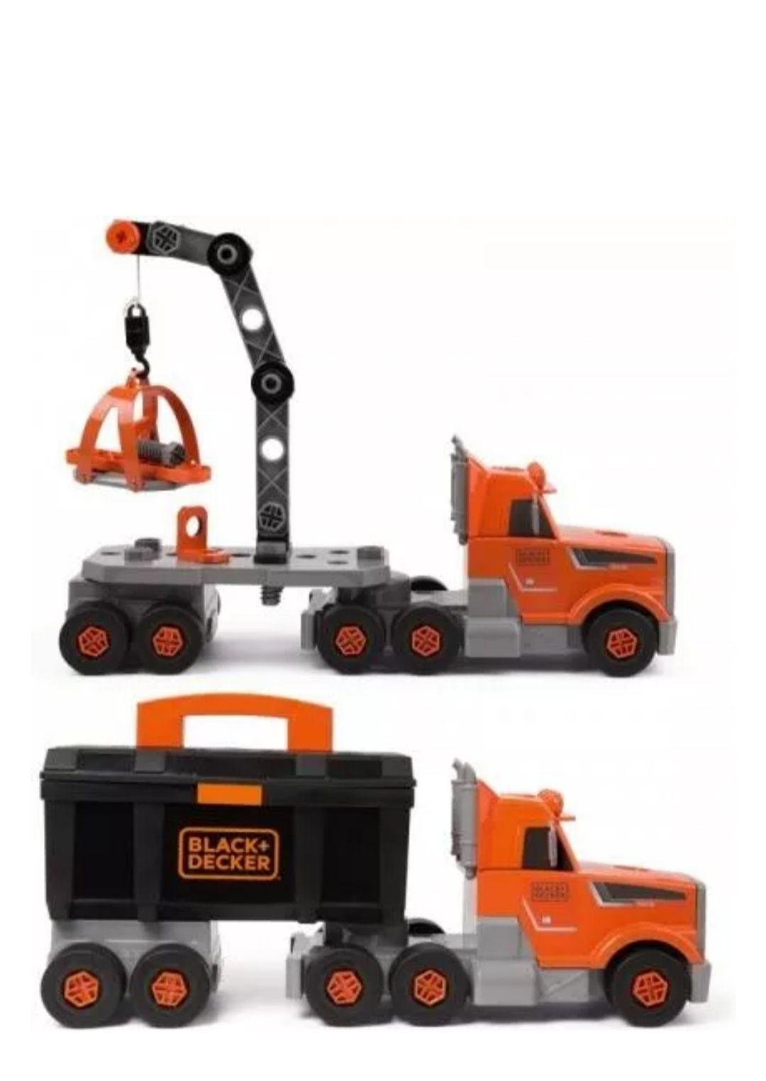 Nowy!!! Smoby Ciężarówka z Dźwigiem 3w1 Black+Decker Dla Dzieci Narzęd