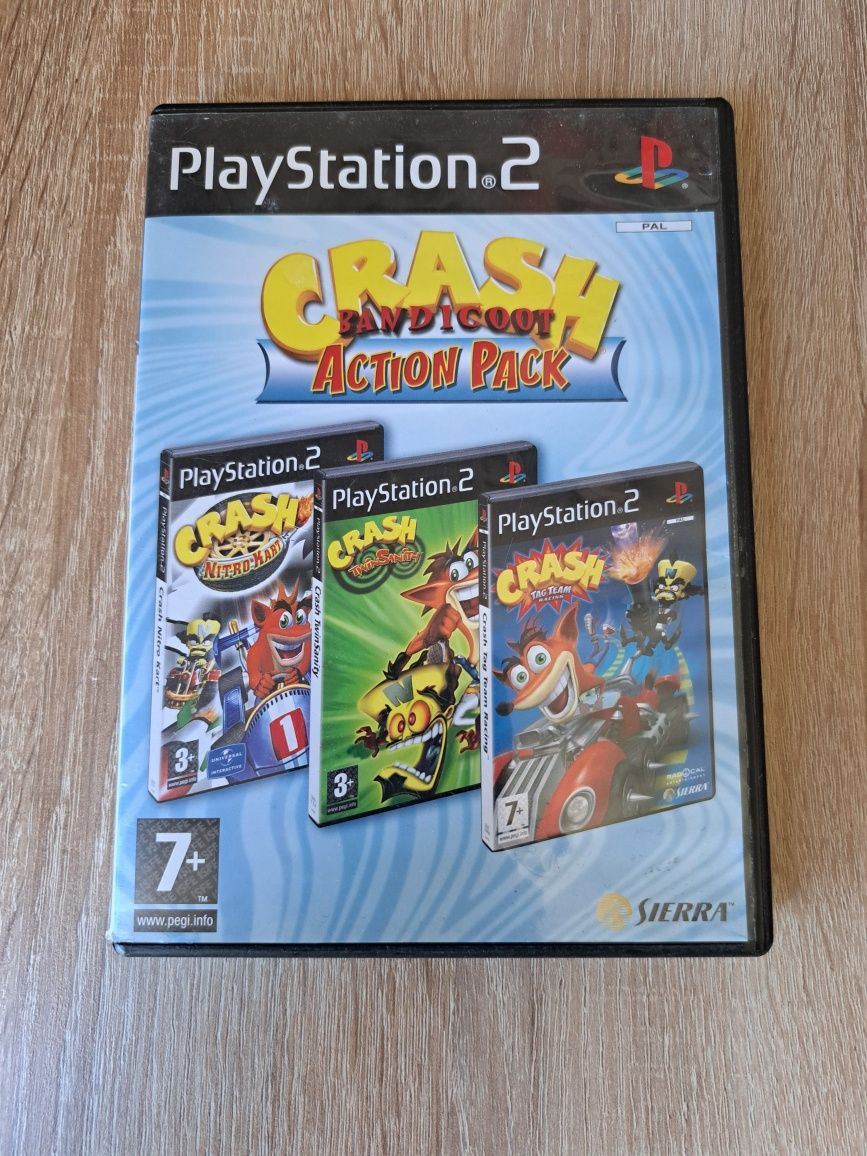 Gra Crash Bandicoot Action Pack Ps2 ANG