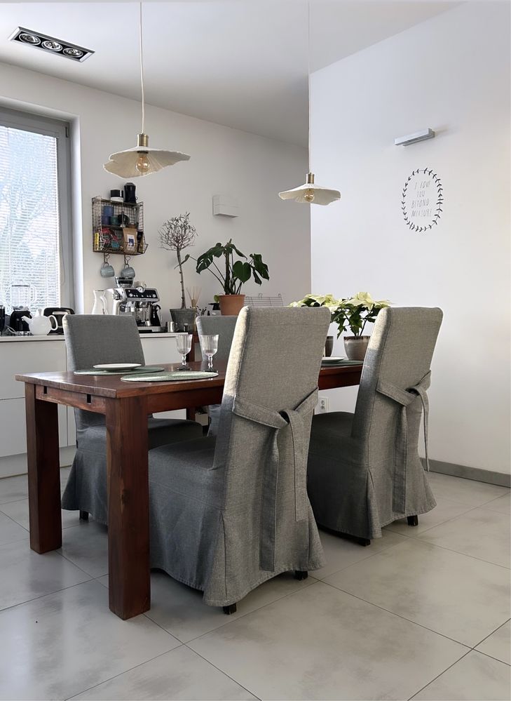 Komplet 4 krzeseł do jadalni Almi Decor