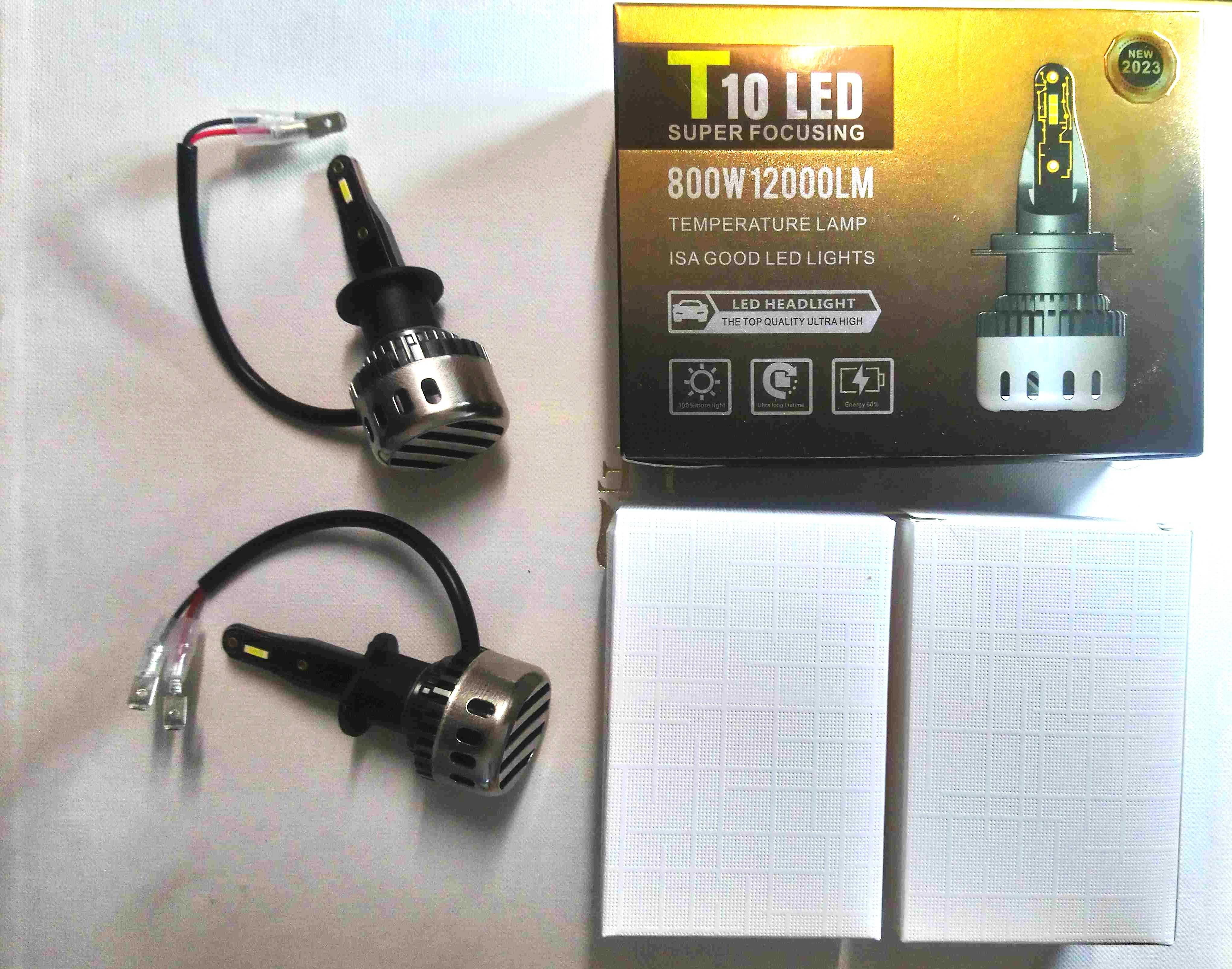 Kit 2x Mini LED lâmpadas automóvel H1, H4 ou H7