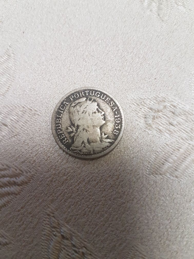 Moeda 50 centavos   1938 alpaca.EXCELENTE.