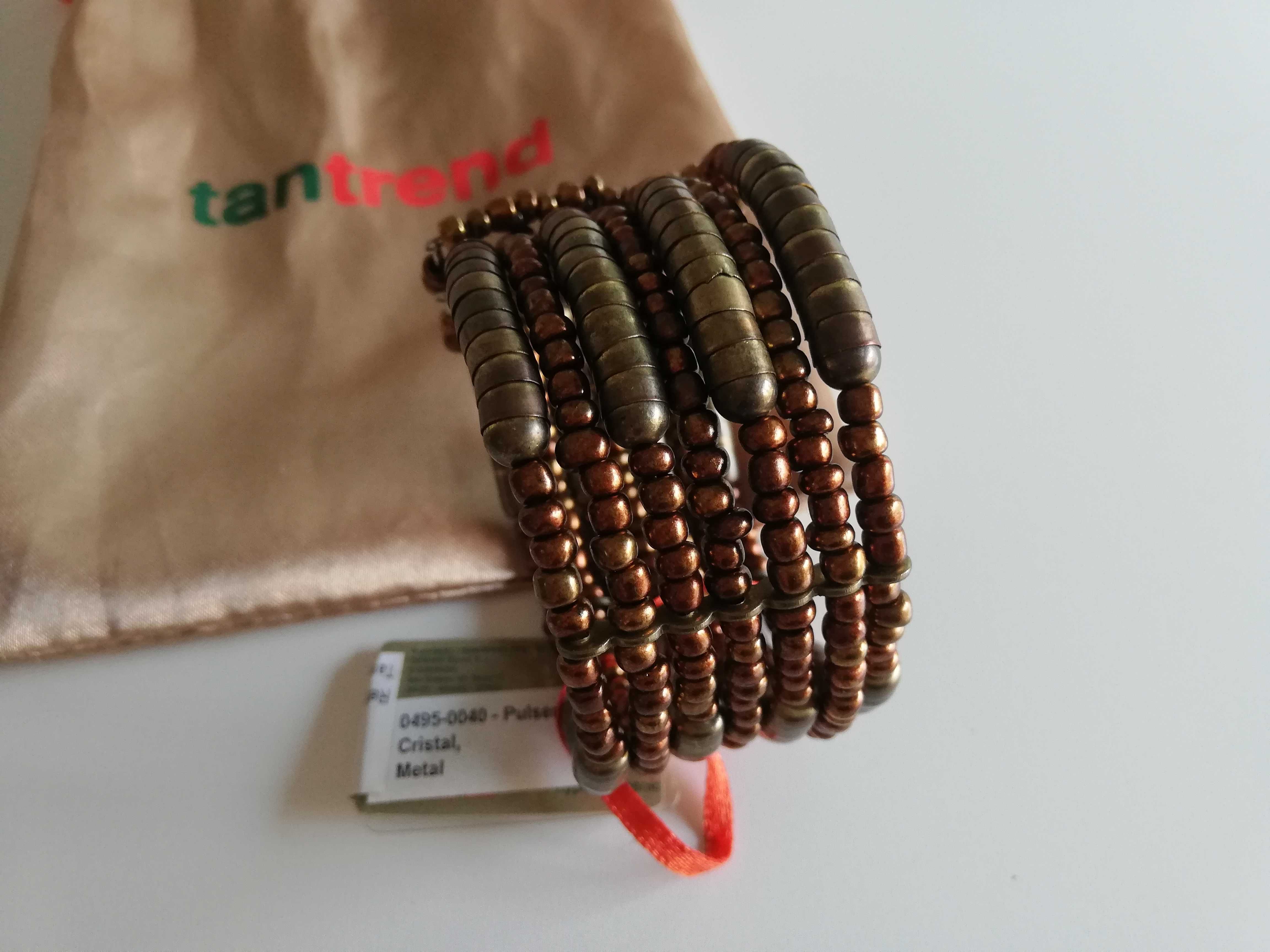 Pulseira castanho metal - Tan Trend