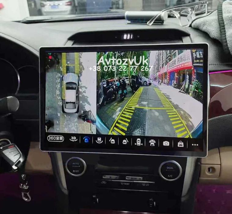 Магнитола CAMRY 55 USA Toyota 40 50 70 2 din CarPlay Кемри Android 14