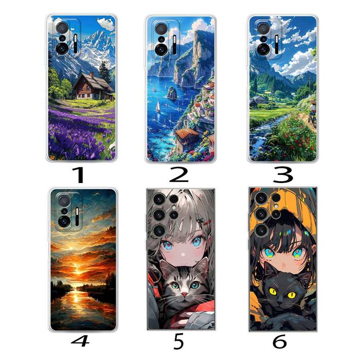 Чохли з картинками, перелік моделей у описі.