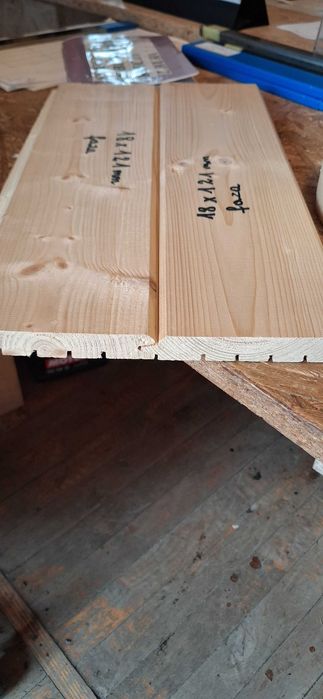 Deska elewacyjna grubość 18mm podbitka świerkowa SUPER JAKOŚĆ