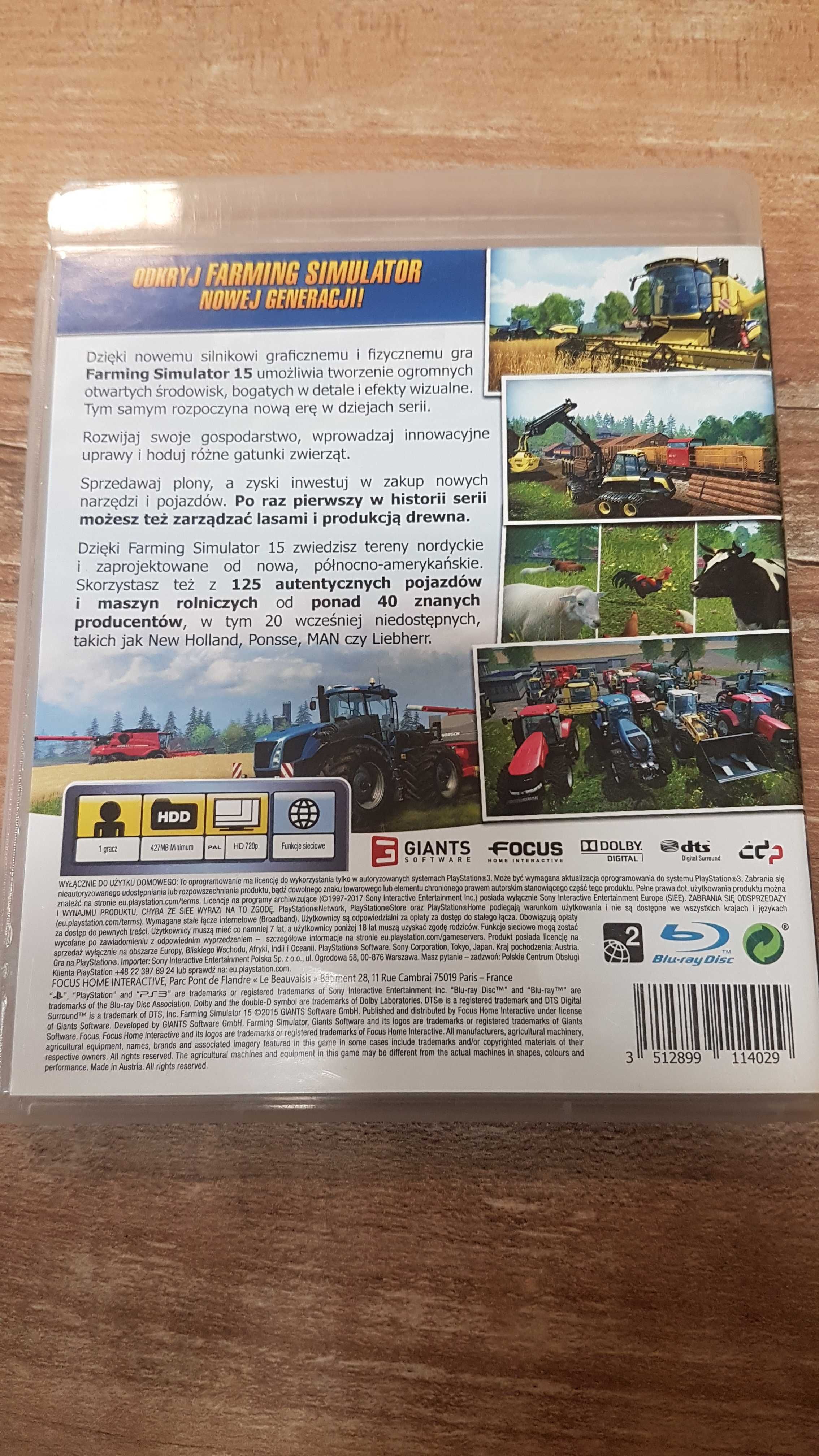 Farming Simulator 15 PS3 Ostatni Farming PO POLSKU IGŁA