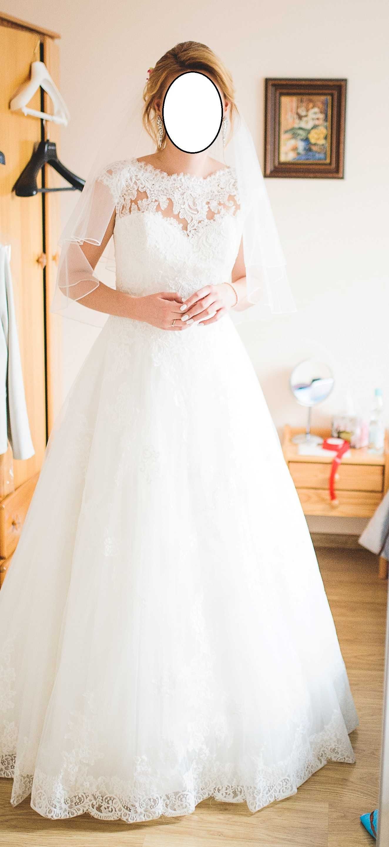 Pronovias Keyla 38, 175+6cm off-white A, Warszawa/Sochaczew/Wrocław